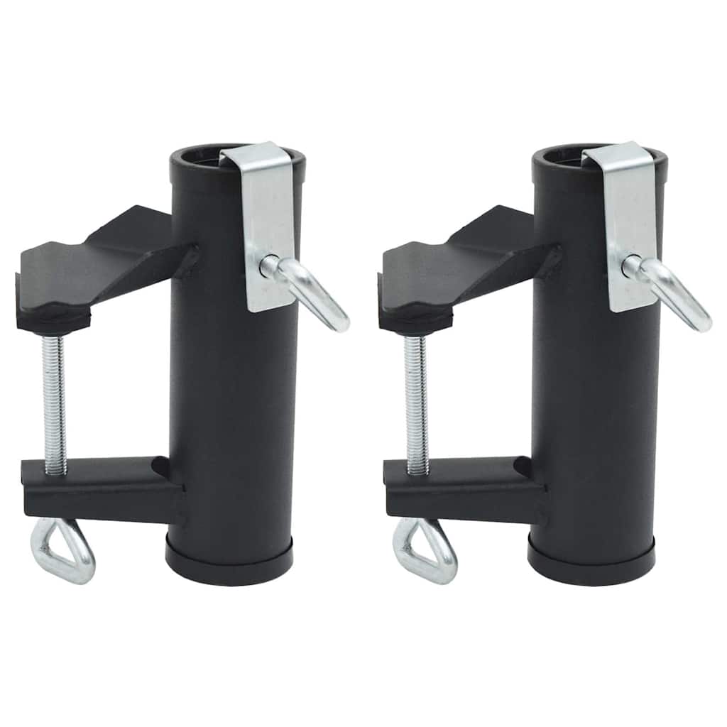 Vidaxx parasolklemmer til altan 2 stk 25-38 mm stål