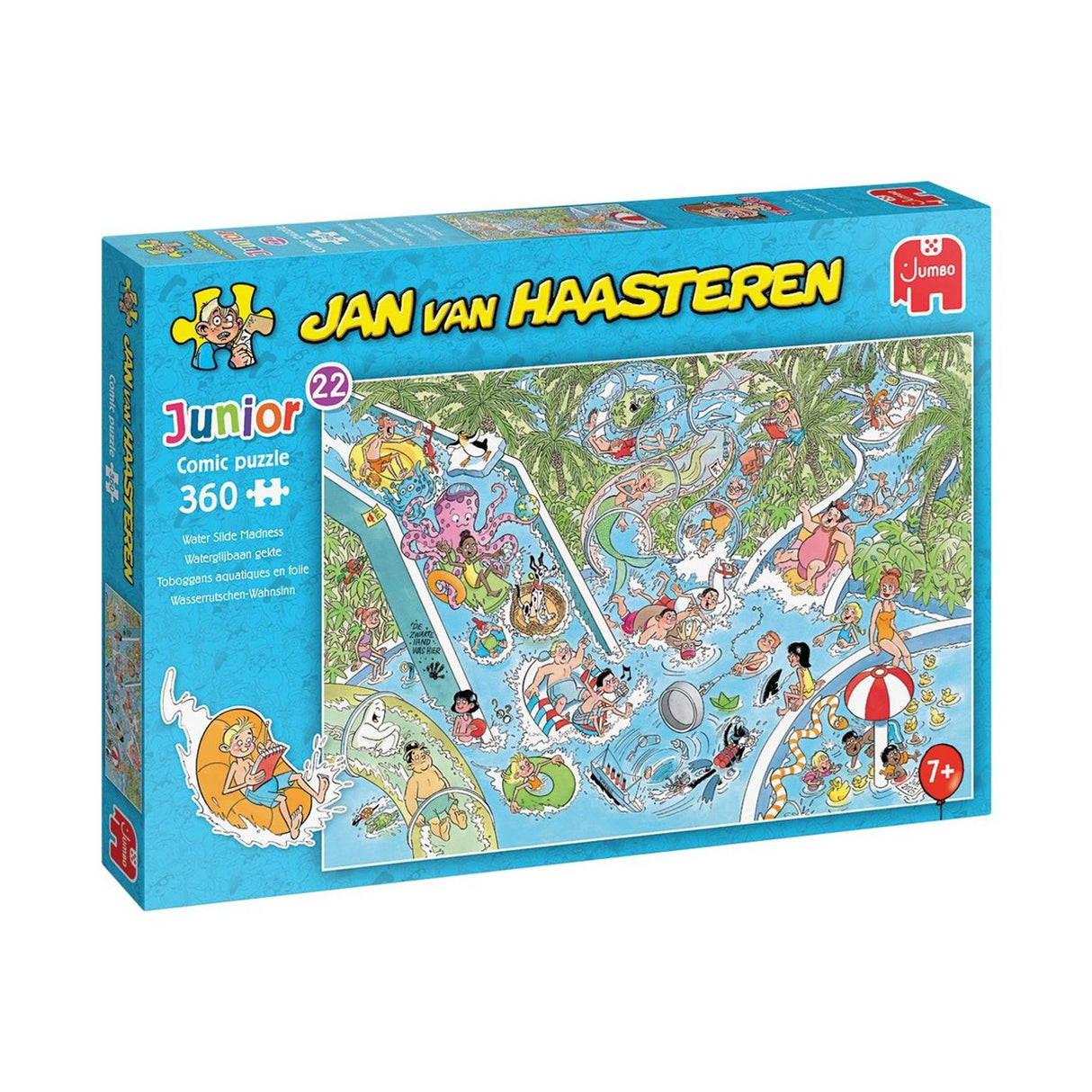 Jumbo Jan van Haasteren junior puslespil 22 vandrutsjebane galskab 360 brikker