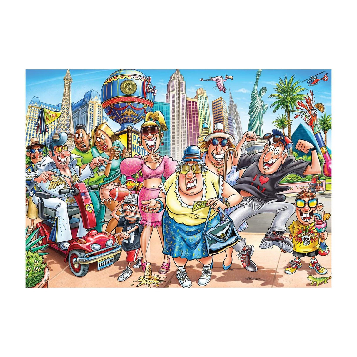 Jumbo wasgij original 48 - what happens in vegas! - 1000st.