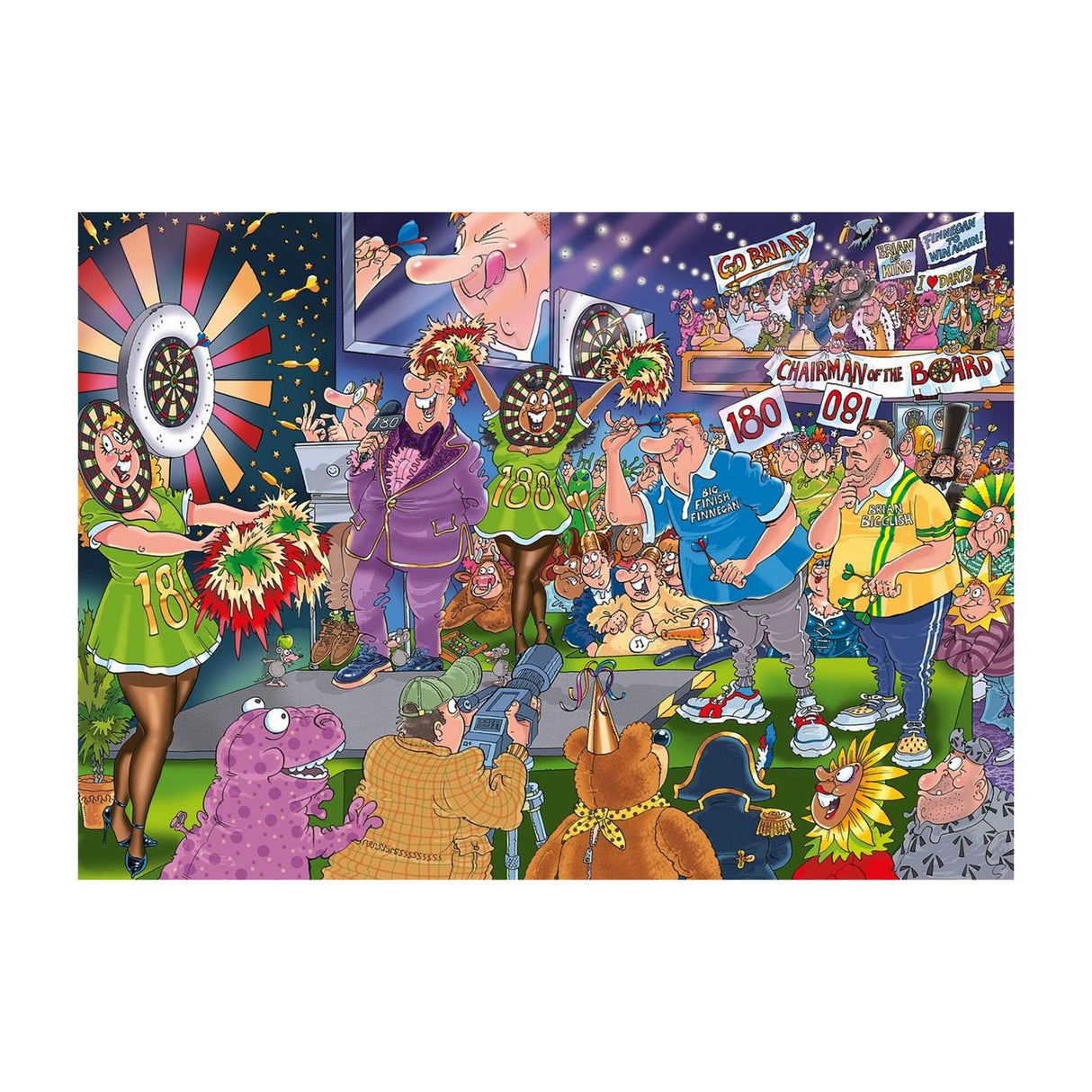 Jumbo wasgij mystery 30 - schot in de roos! - puzzel - 1000 stukjes