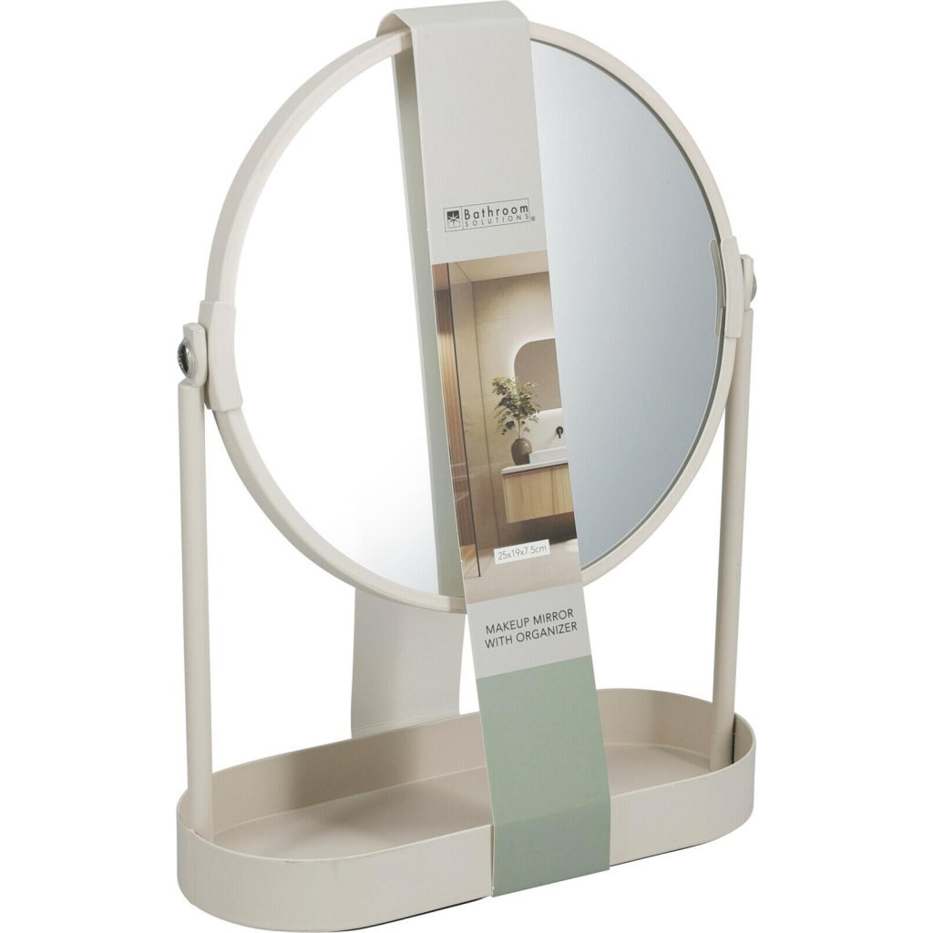 Bathroom solutions make-up spiegel met organiser