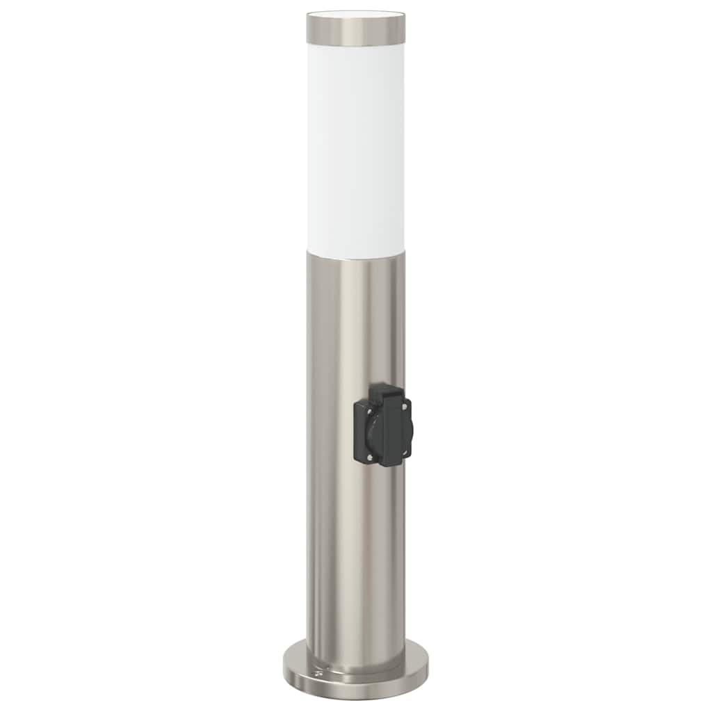 Vidaxl pullertlys med fatning 50 cm rustfrit stål IP44