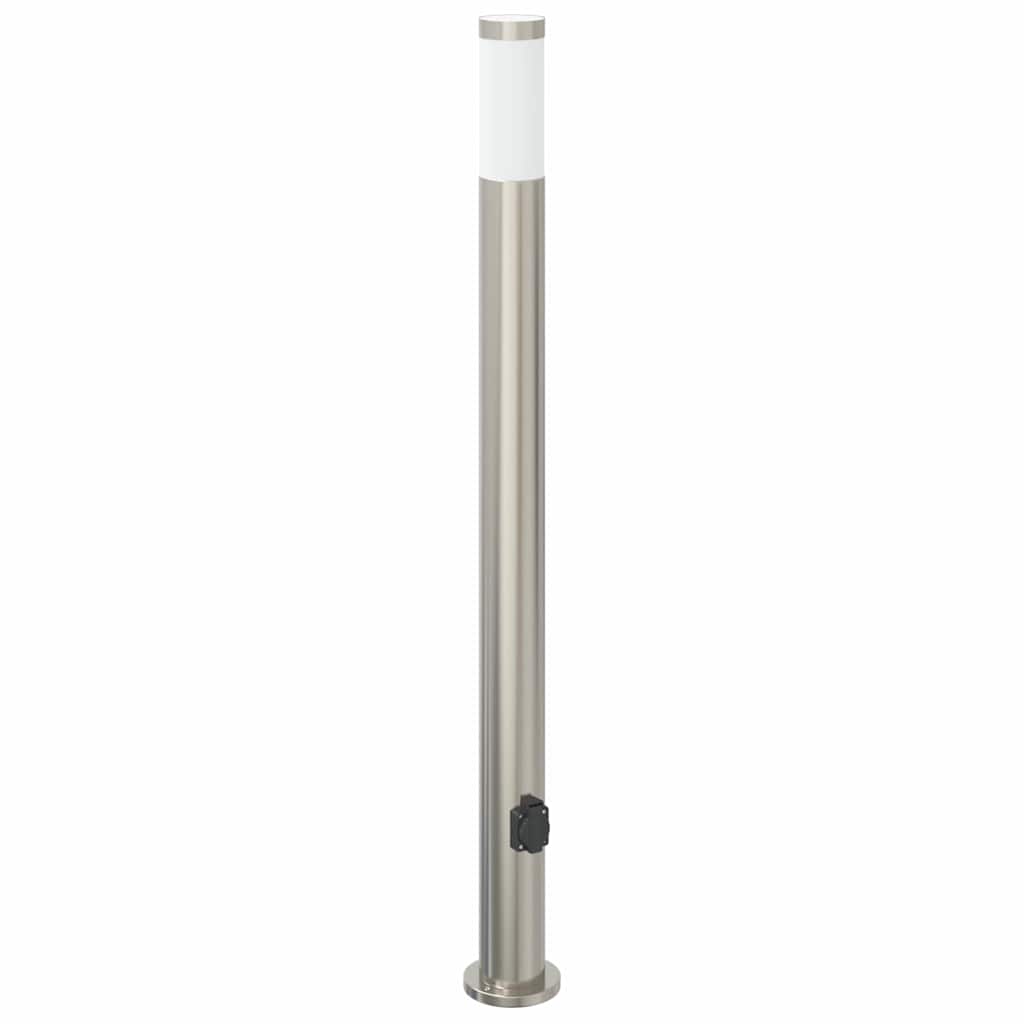 Vidaxl pullertlygte med fatning 110 cm rustfrit stål IP44