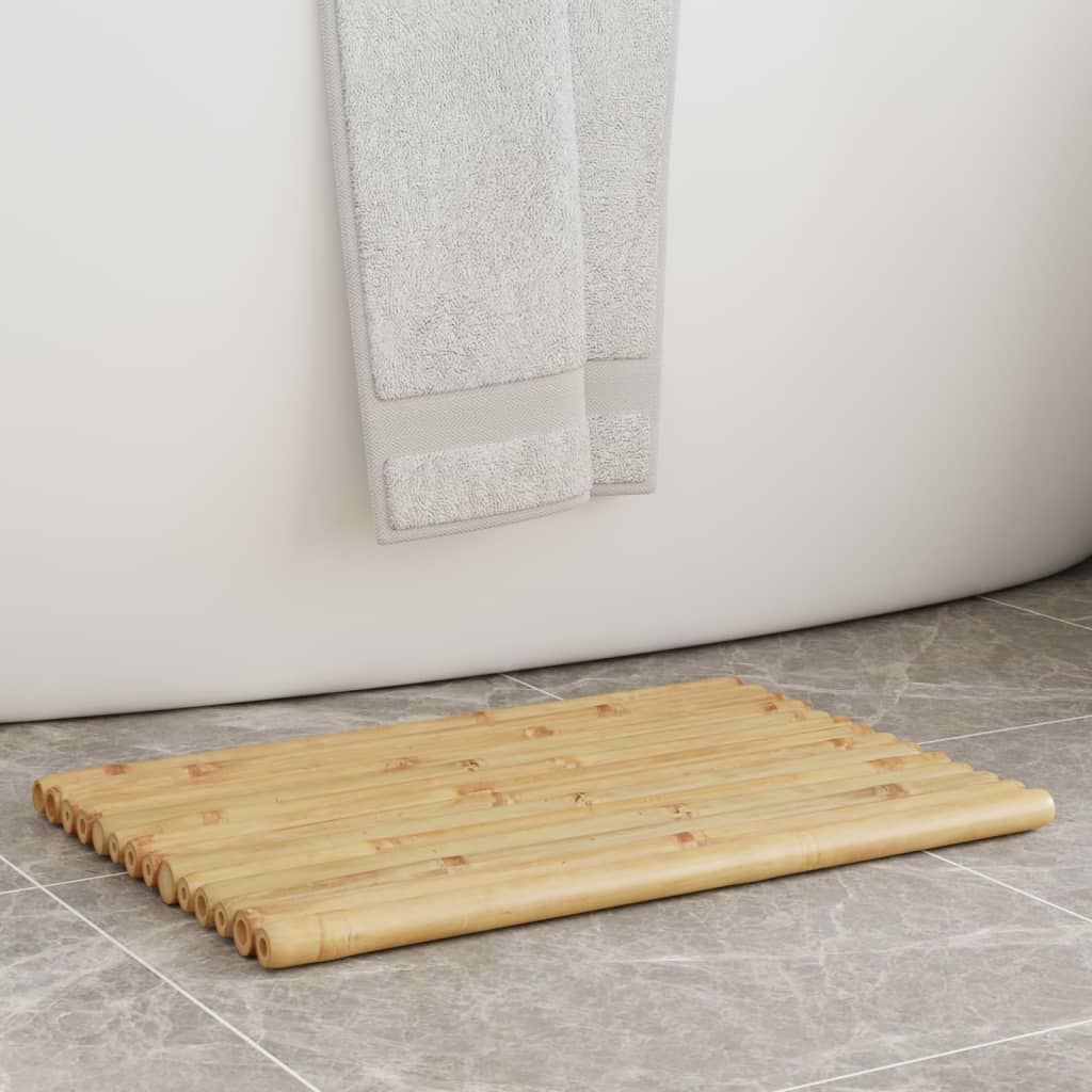 VidaXL bademåtter 2 stk 50x35 cm bambus