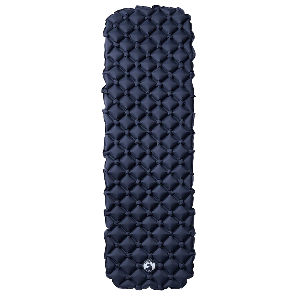 Vidaxx oppustelig campingmadras 190x58x6 cm 1-personers grå