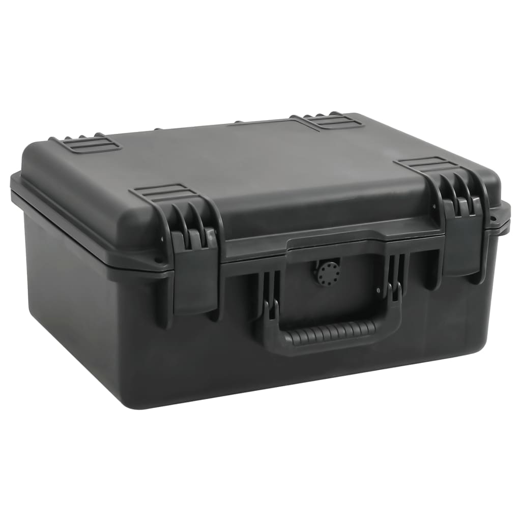 VidaXL flightcase bærbar 49x38x23 cm pp sort