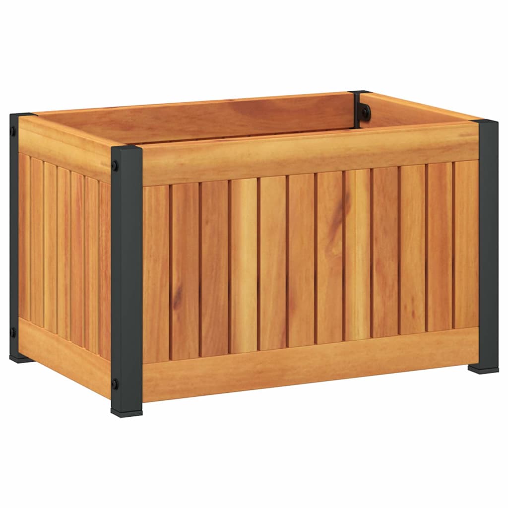 Vidaxx plantekasse 45x30x27,5 cm massivt akacietræ og stål
