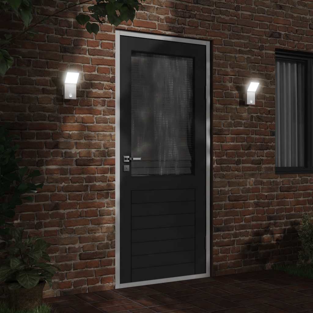 Vidaxx udendørs væglampe LED med sensorer støbt aluminium hvid