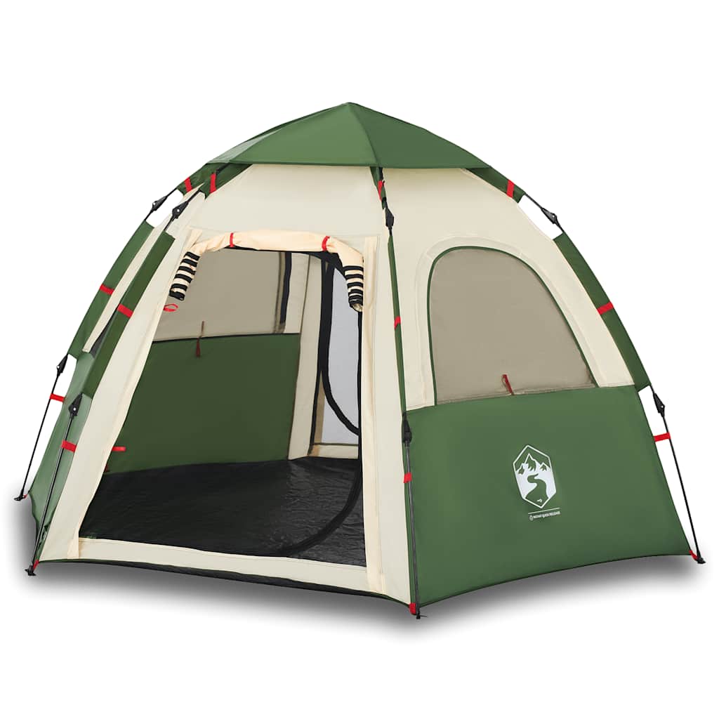 Vidaxl campingtelt 4-personers quick release green