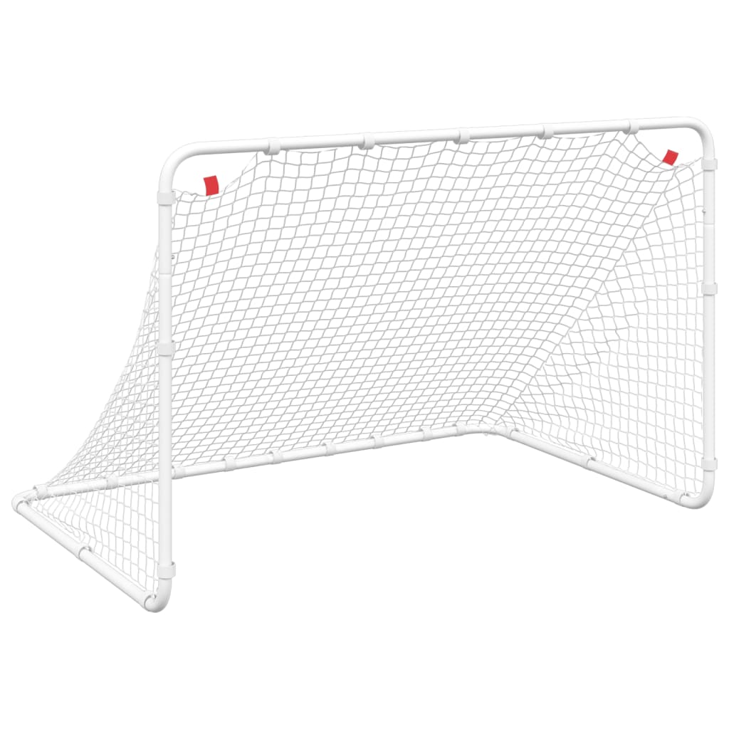 Vidaxx fodboldmål hvid 122x81x81 cm stål