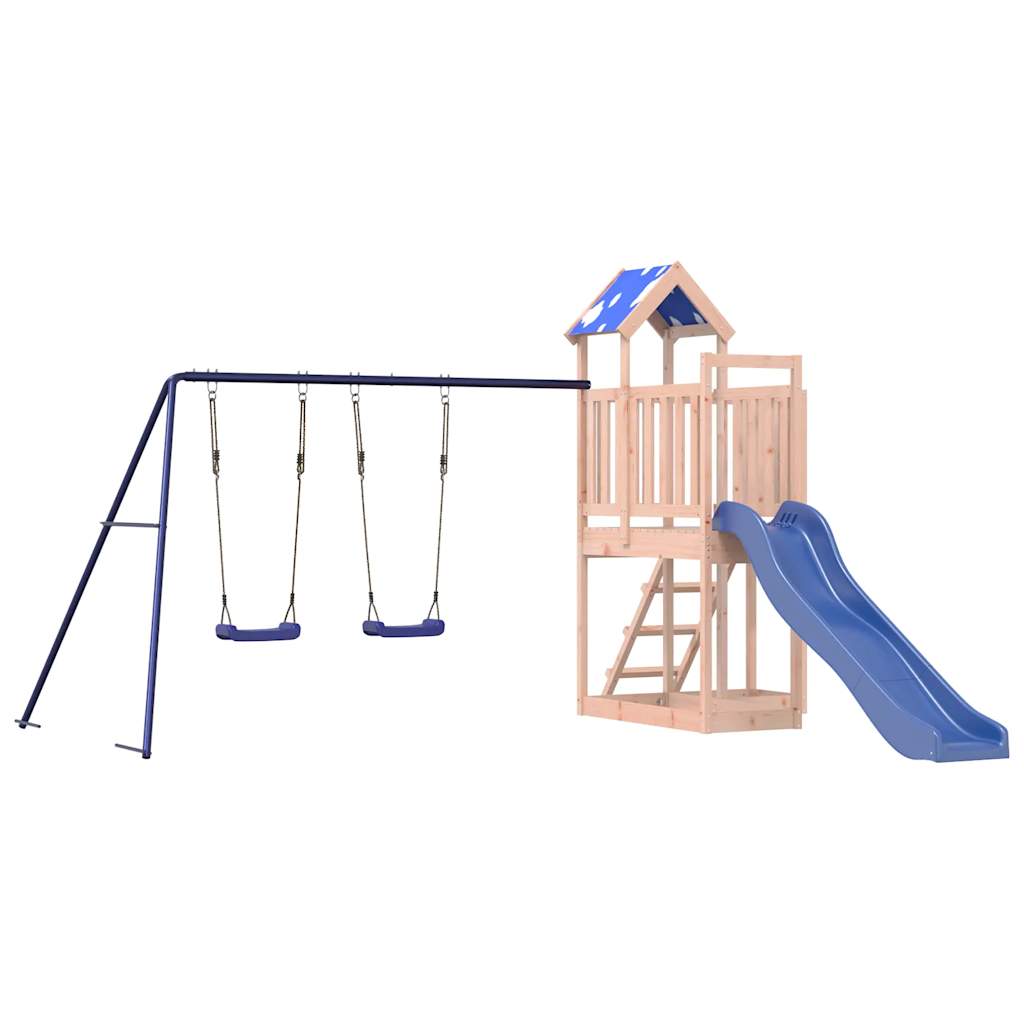 VidaXL Legehus massivt Douglas træ