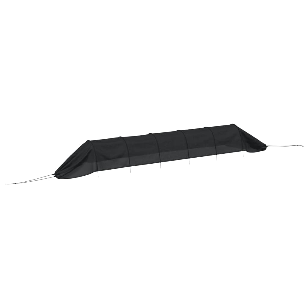 Vidaxx væksttunnel 300x50x48,5 cm stål og polyethylen sort
