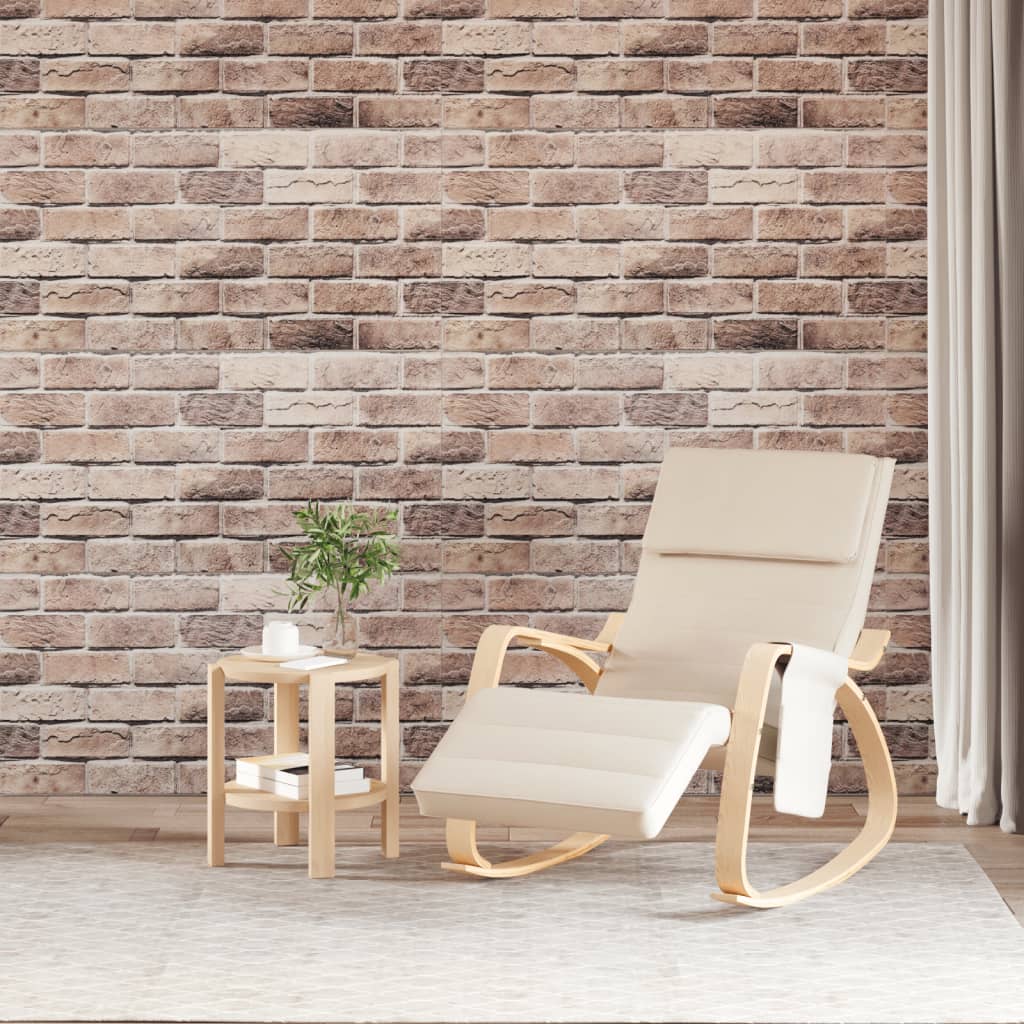 VidaXL Vægpaneler 10 stk 3D 100x50 cm EPS brun