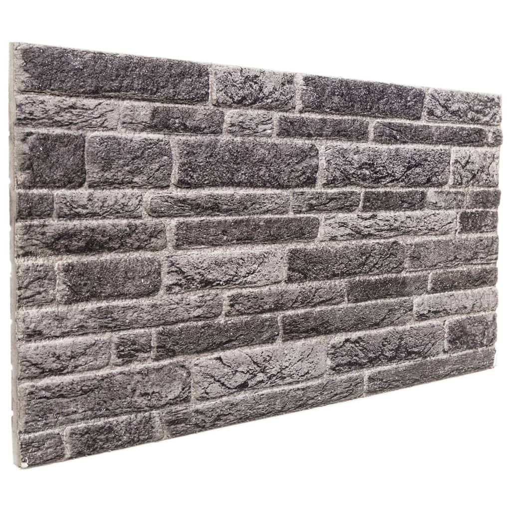 Vidaxx vægpaneler 10 stk 3d 100x50 cm eps antracit