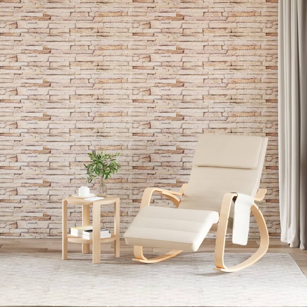 Vidaxx vægpaneler 14 stk 3d 100x25 cm eps brun