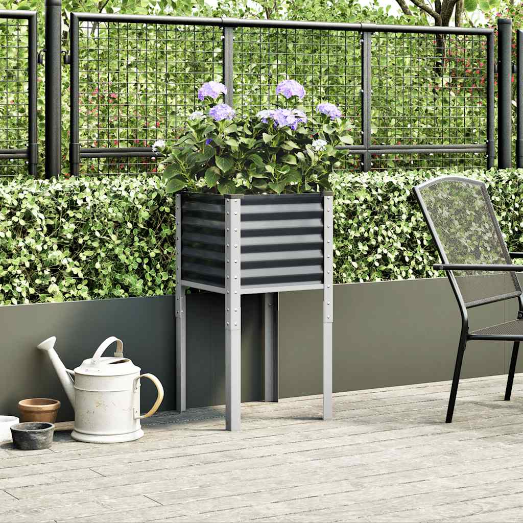 Vidaxx plantekasse antracit 45x45x88 cm stål