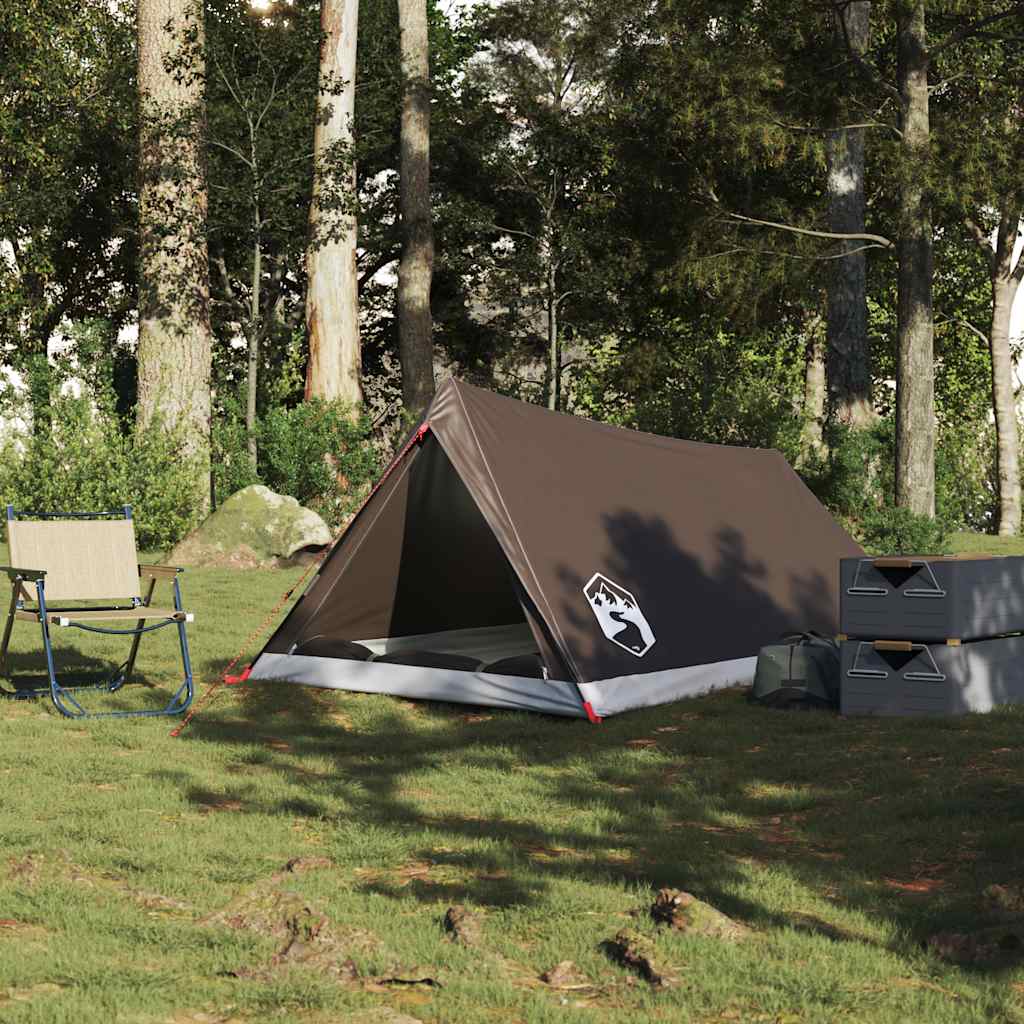 VidaXL telt 2-personers vandtæt brun