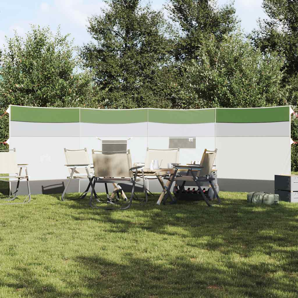 VidaXL forrude camping vandtæt 510x153 cm grøn
