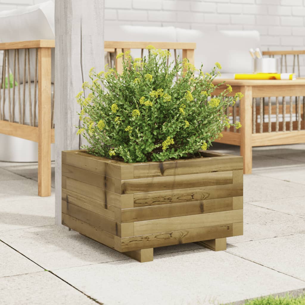 Vidaxx plantekasse 40x40x26,5 cm imprægneret fyrretræ
