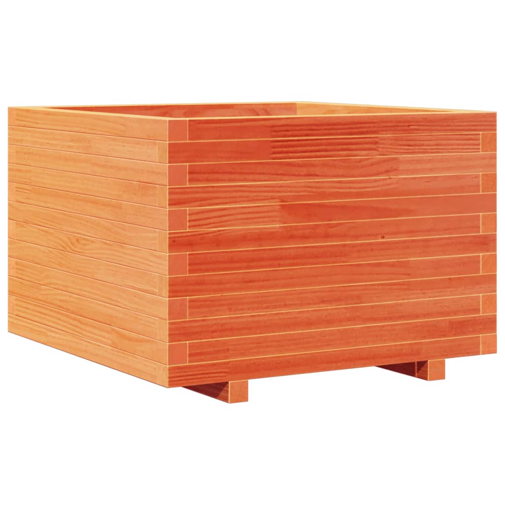Vidaxx plantekasse 70x70x49,5 cm massiv fyrretræ, vask brun