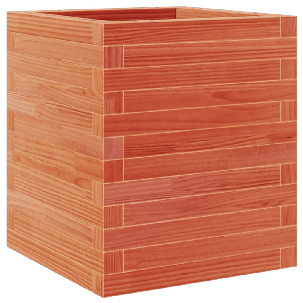 Vidaxx plantekasse 40x40x46 cm massiv fyrretræ, vask brun