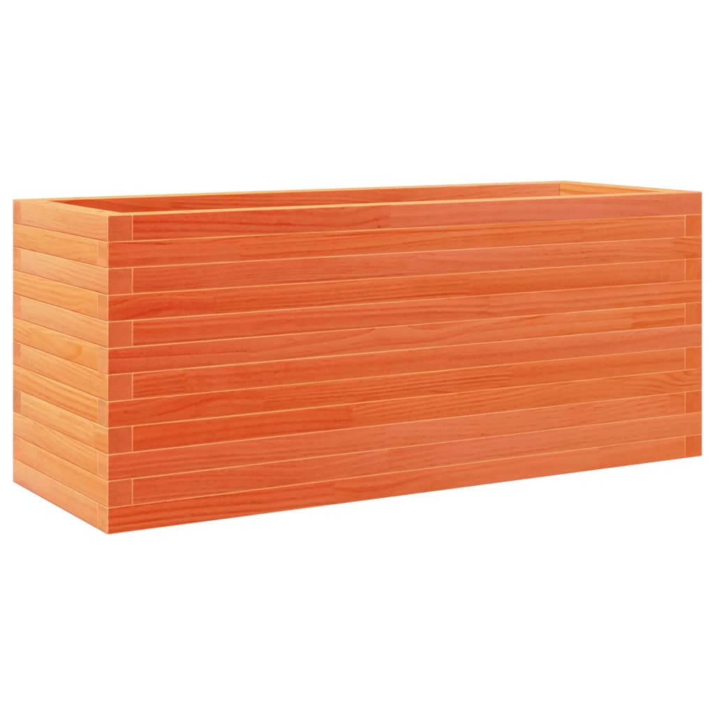 Vidaxx plantekasse 110x40x46 cm massiv fyrretræ, vask brun
