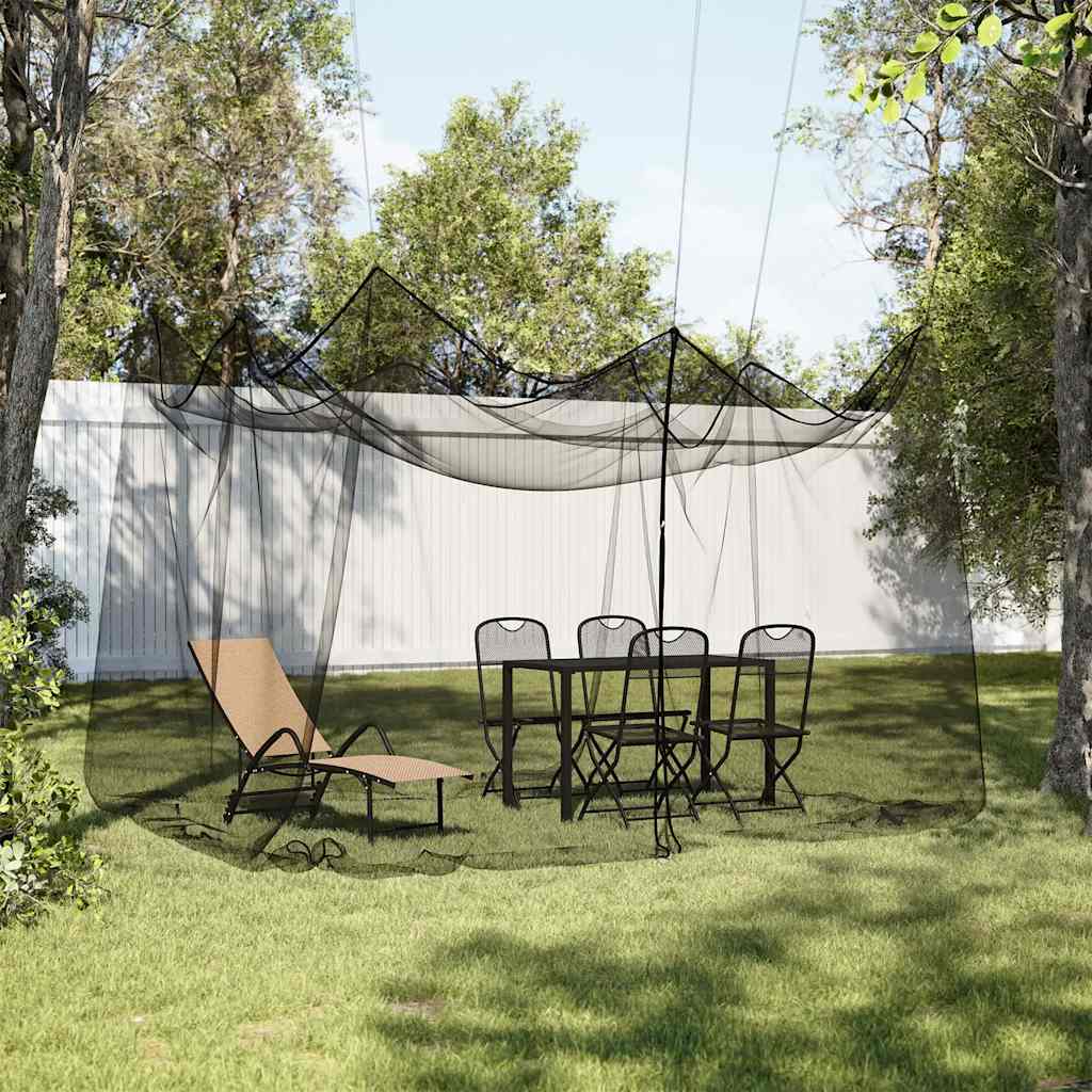 Vidaxx udendørs myggenet 220 mesh sort 300x300x250 cm