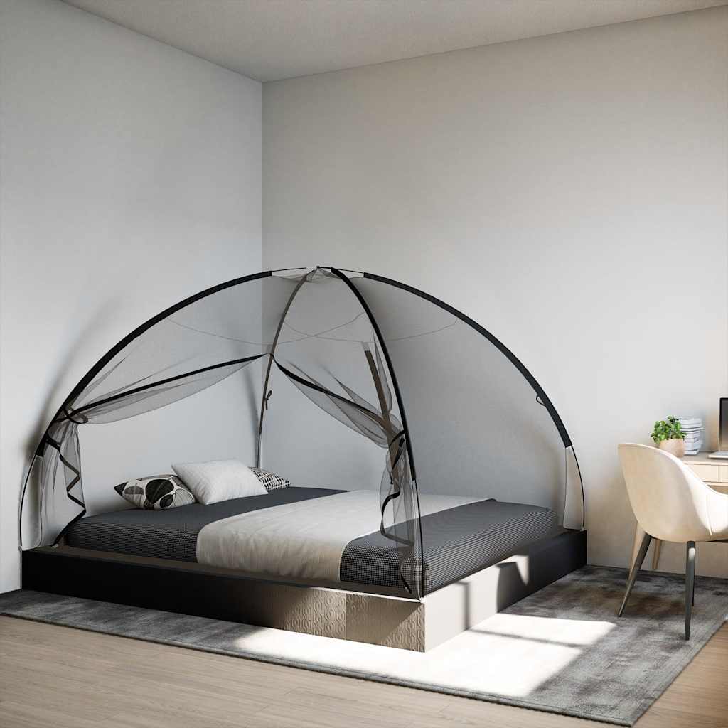 Vidaxx myggenet med døre mongoliet 220 mesh 200x180x135 cm sort