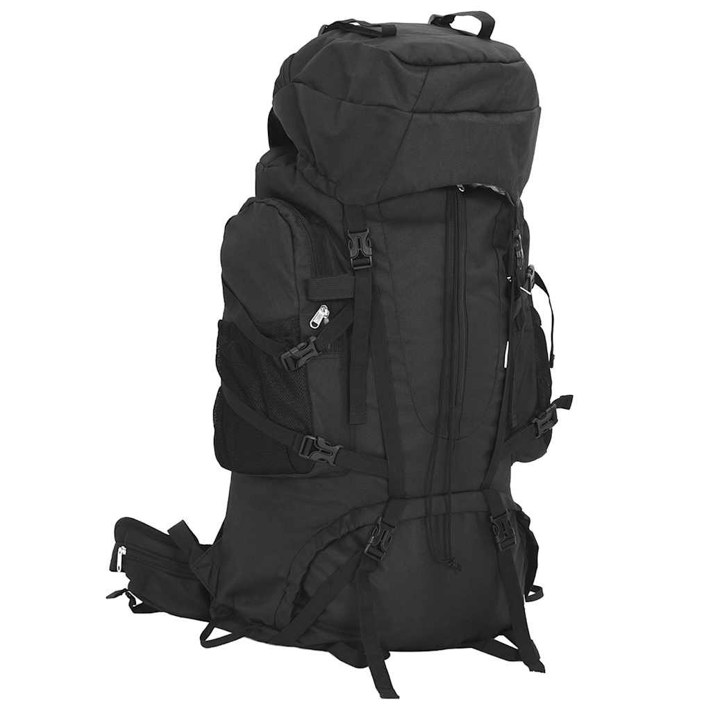 VidaXL vandrerygsæk 60 l oxford stof sort