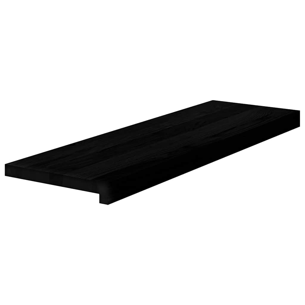 Vidaxx trappetrin 2 stk 80x25x2 cm massiv eg mørkebrun