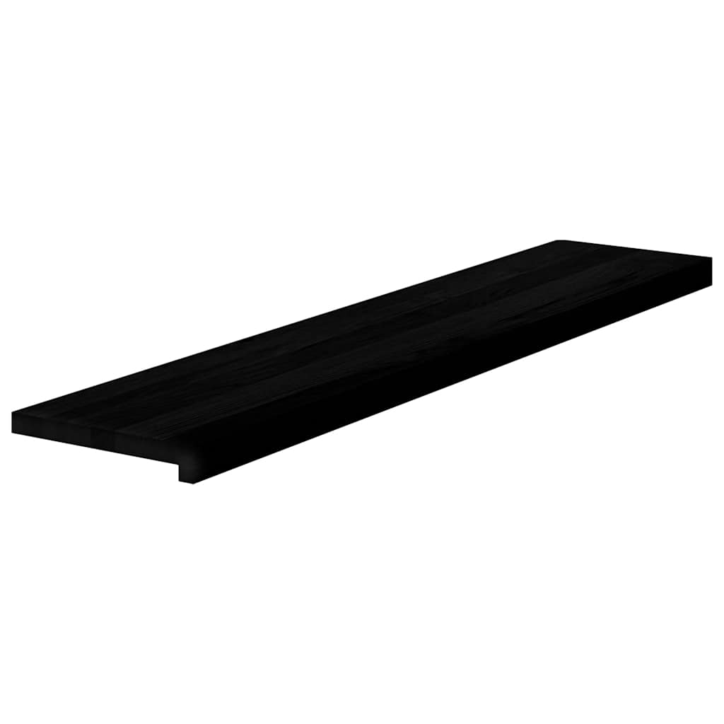 Vidaxx trappetrin 2 stk 120x25x2 cm massiv eg mørkebrun