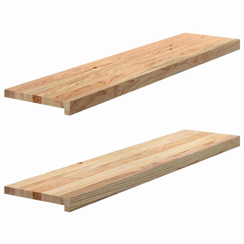 Vidaxx vindueskarme 2 stk ubehandlet 110x25x2 cm massiv eg