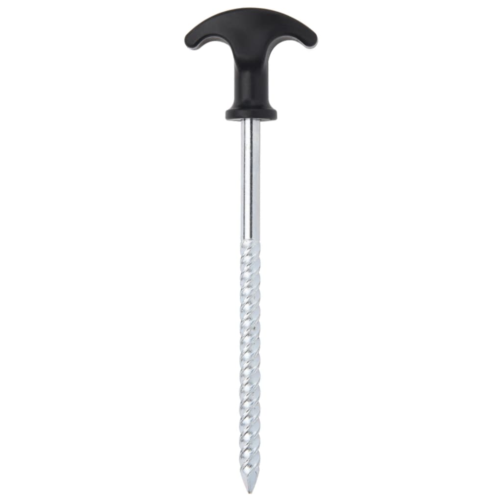 Vidaxl teltpløkker 24 stk ø7 mm 17 cm galvaniseret stål