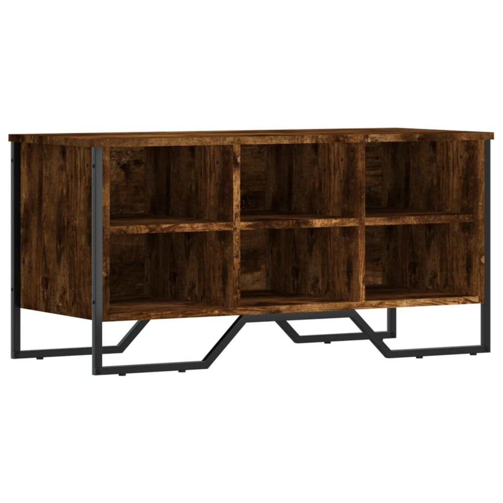 Vidaxx skoskab 90x38x45,5 cm forarbejdet træ, røget eg