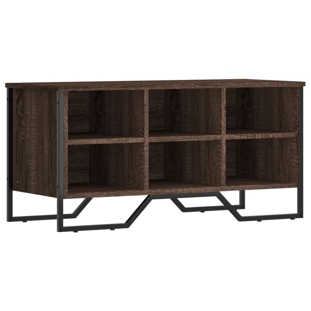 Vidaxx skoskab 90x38x45,5 cm færdigt træ, brun eg