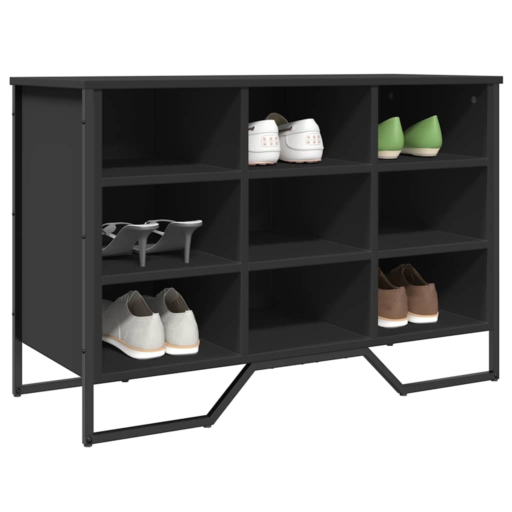 Vidaxx skoskab 90x38x61,5 cm forarbejdet træ sort