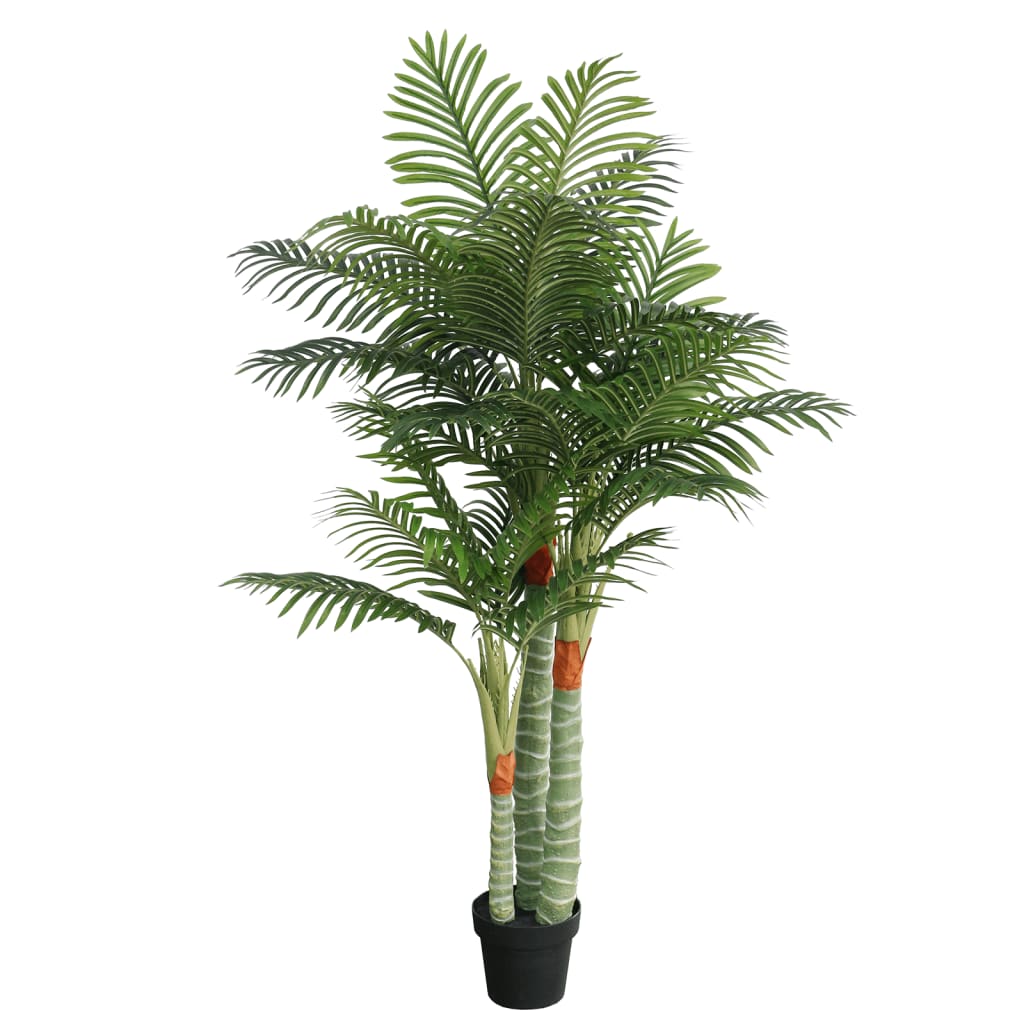 Vidaxl kunstig palme med 3 stammer 180 cm polypropylen grøn