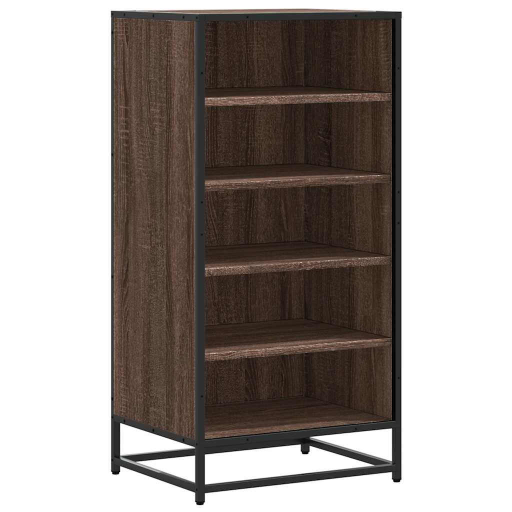 Vidaxx skohylde 48x38x97,5 cm færdigt træ, brun eg