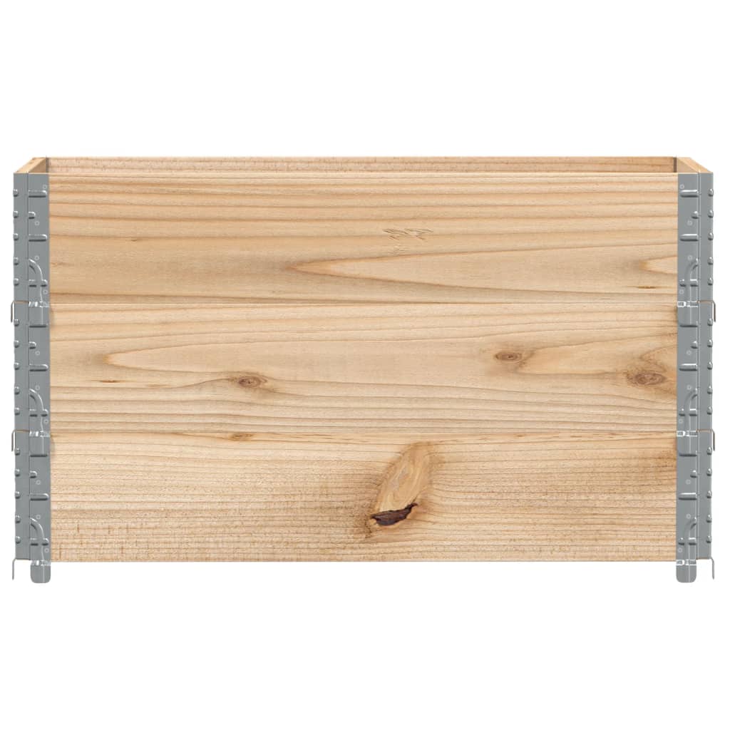 VidaXL Palletoprammer 3 stk 100x50 cm massivt fyrretræ