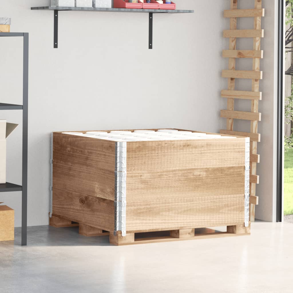 VidaXL Palletoprammer 3 stk 100x100 cm massivt fyrretræ