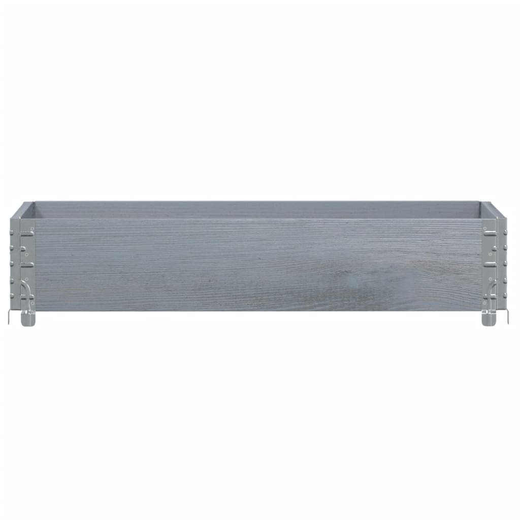 Vidaxx plantekasse 100x50 cm massiv fyrretræ grå