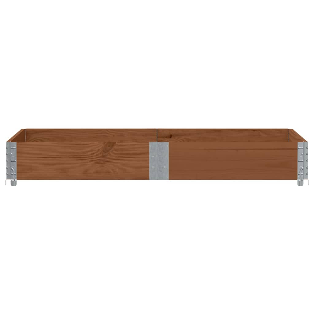Vidaxx plantekasse 150x100 cm massiv fyrretræ brun