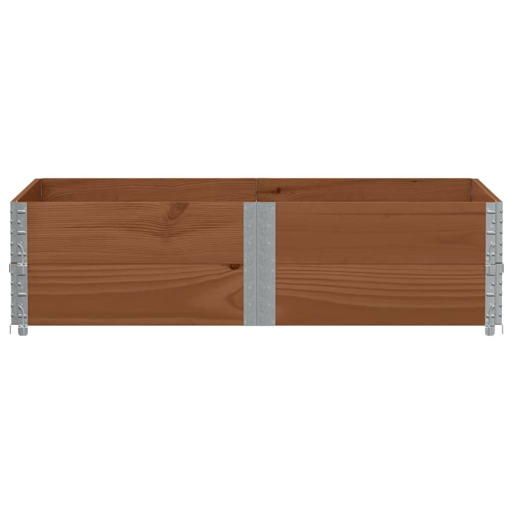 Vidaxx plantekasse 150x100 cm massiv fyrretræ brun