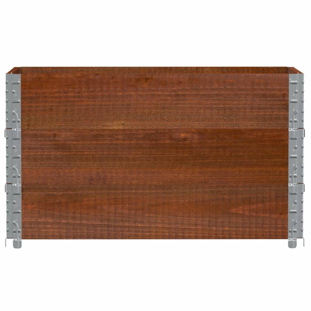 VidaXL Plantekasse 100x50 cm massiv fyrretræ brun