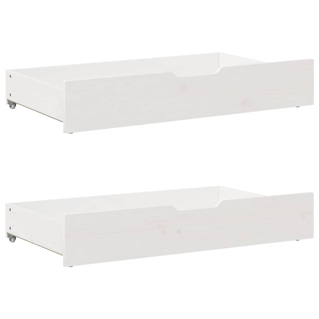 Vidaxx sengeskuffer 2 stk 95x55x17 cm massivt fyrretræ