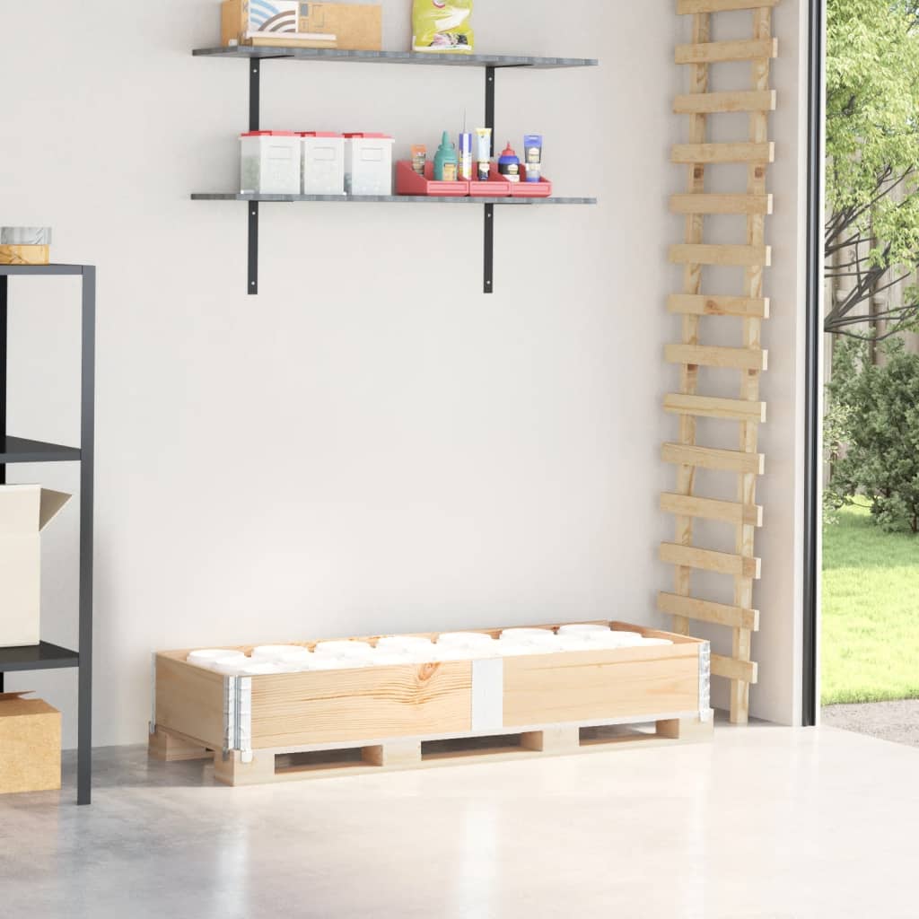 Vidaxx palle overkant 150x50 cm massiv fyrretræ