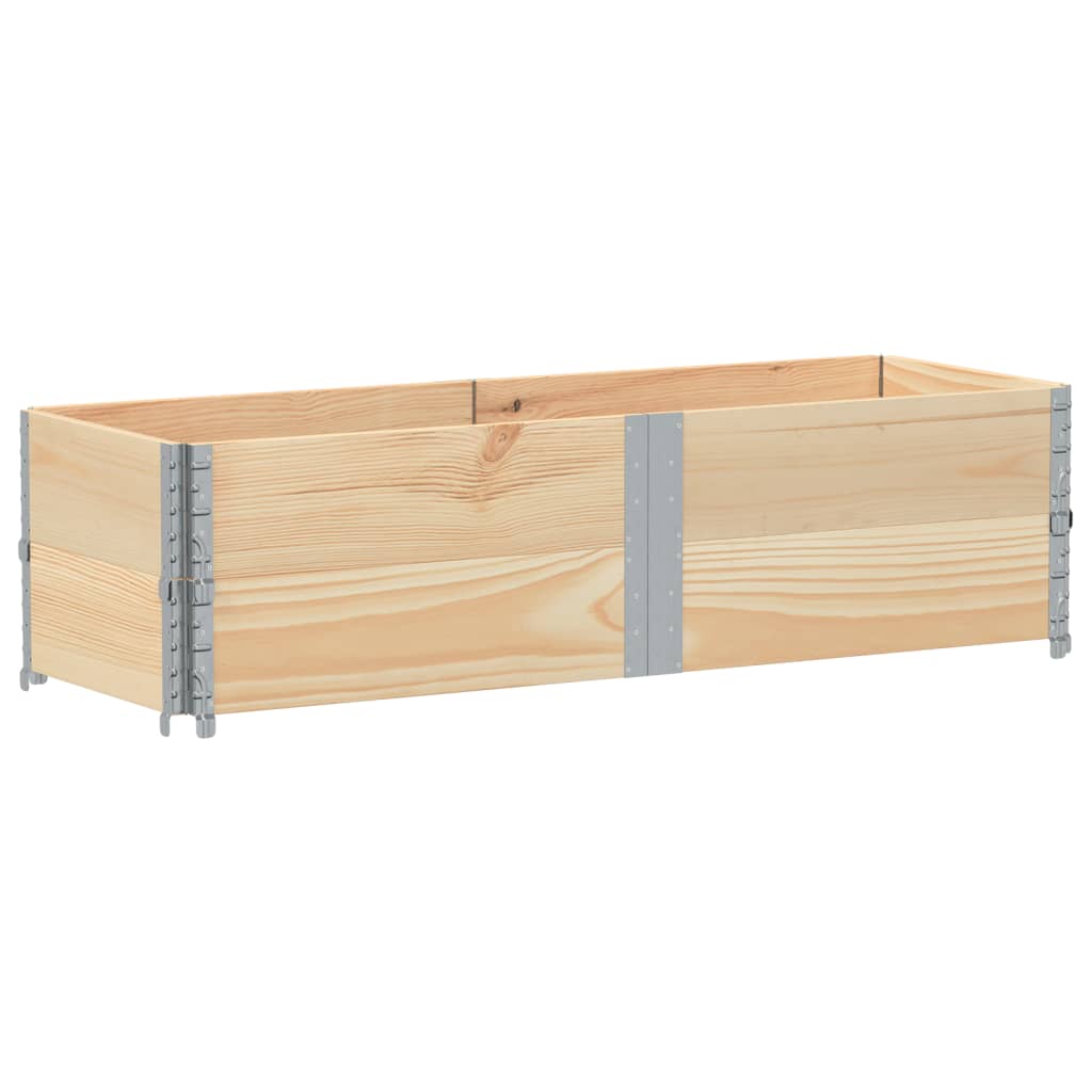 Vidaxx pallekraver 2 stk 150x50 cm massivt fyrretræ