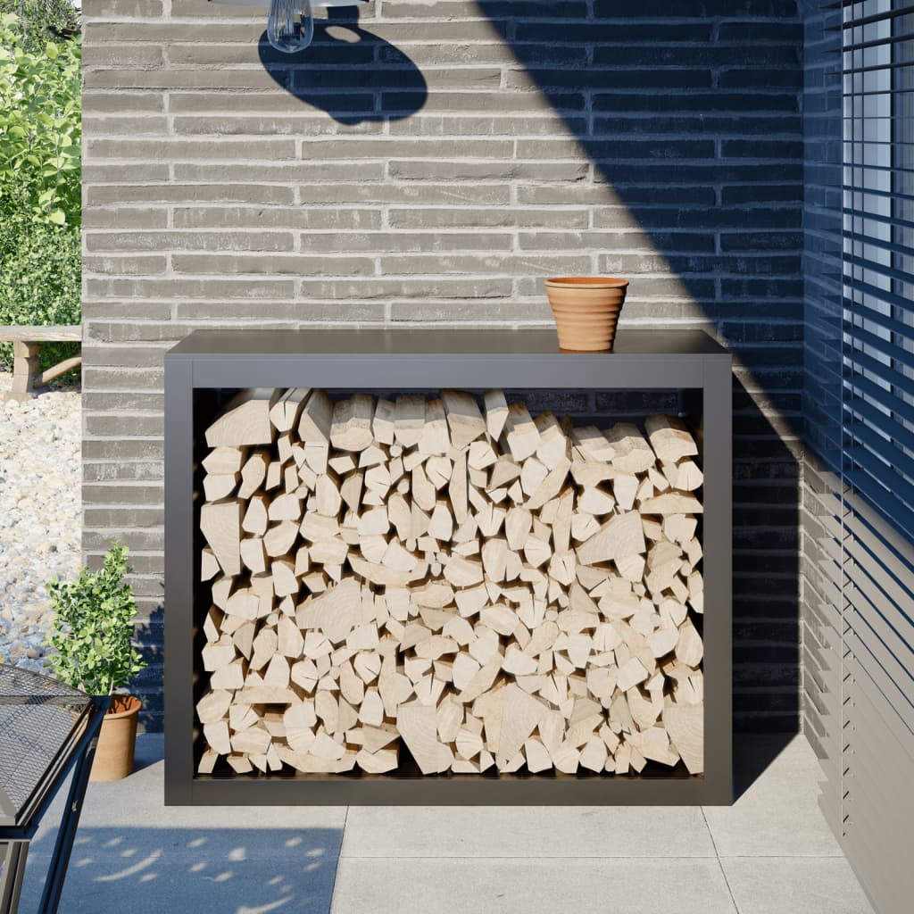 Vidaxx brændestativ 100x40x80 cm stål antracit
