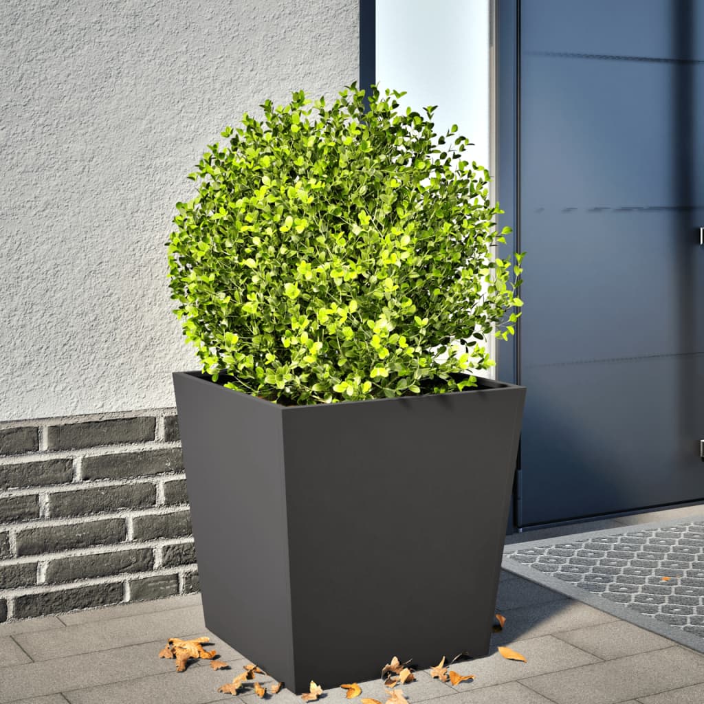 Vidaxx plantekasse 50x50x50 cm stål sort