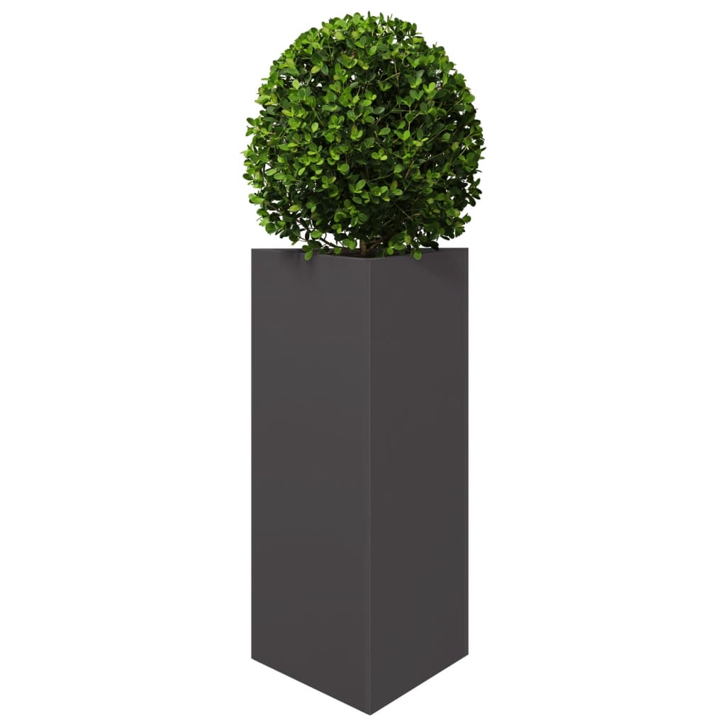 Vidaxx plantekasse trekant 40x34,5x70 cm stål sort